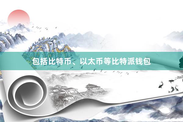 包括比特币、以太币等比特派钱包