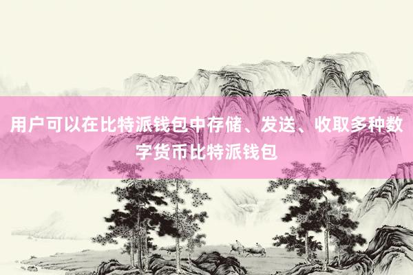 用户可以在比特派钱包中存储、发送、收取多种数字货币比特派钱包