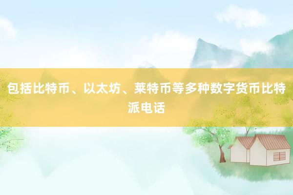 包括比特币、以太坊、莱特币等多种数字货币比特派电话