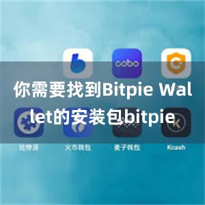 你需要找到Bitpie Wallet的安装包bitpie