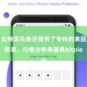 比特派兑换还提供了专科的来回图表、行情分析等器具bitpie